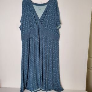 L.L.Bean Stretchy V-neck Dress